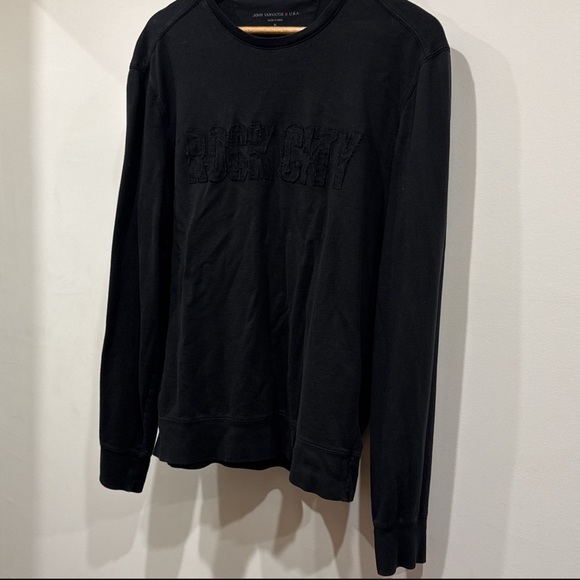 John Varvatos Other - John Varvatos Black Crewneck Sweater